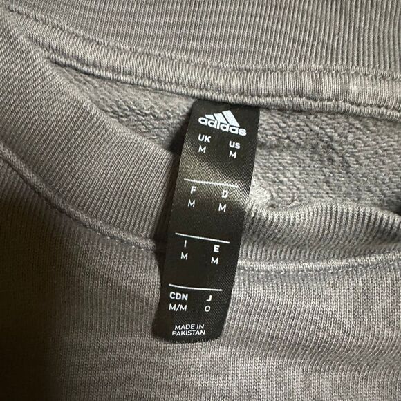 Adidas x Peleton Crew Sweatshirt pullover medium gray - Picture 5 of 9